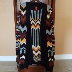 Missoni earth tone color dress